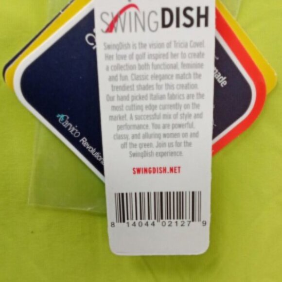 NWT Swing Dish Women's Lime Green with crystal embellished Jacket XL - Picture 4 of 10